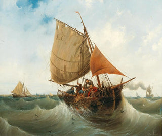 AmbroiseLouis Garneray - Fishing By The Coast.webp