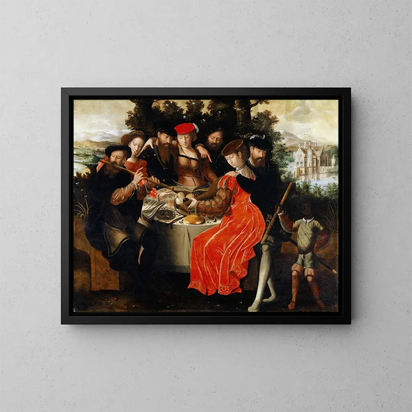 Gesellschaft für Freiluftmusik - Ambrosius Benson — gerahmtes Bild an der Wand