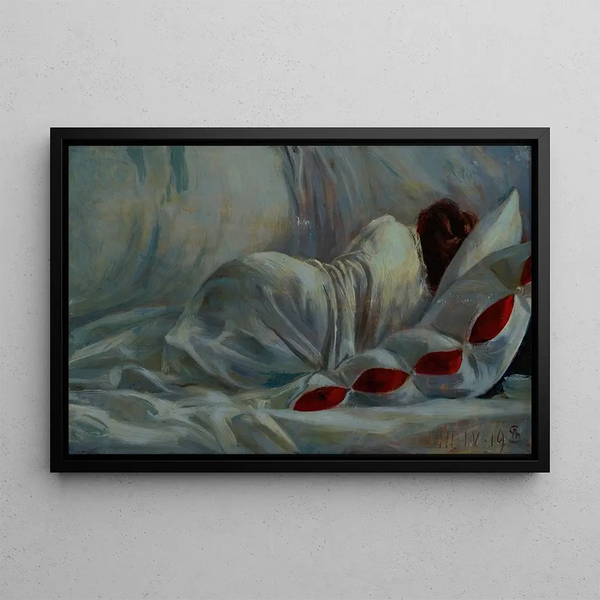 Eine Studie - Ambroży Sabatowski — gerahmtes Bild an der Wand