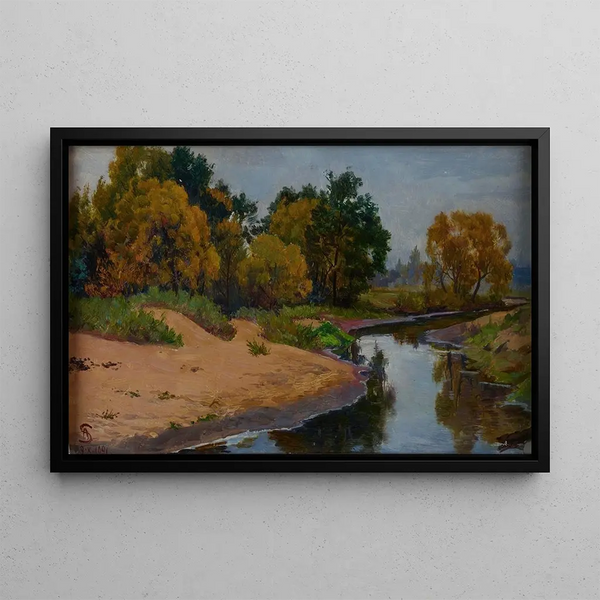 Herbst - Ambroży Sabatowski — gerahmtes Bild an der Wand