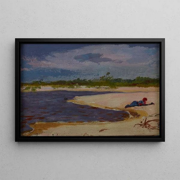 Sables du fleuve Dniepr - Ambroży Sabatowski — gerahmtes Bild an der Wand