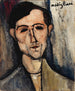 Ein Mann - Amedeo Modigliani — Ansicht des Kunstwerks