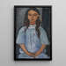 Alice - Amedeo Modigliani — gerahmtes Bild an der Wand