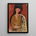 Reproduktion des Gemäldes Beatrice Hastings sitzend - Amedeo Modigliani