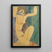 Cariatide - Amedeo Modigliani — gerahmtes Bild an der Wand