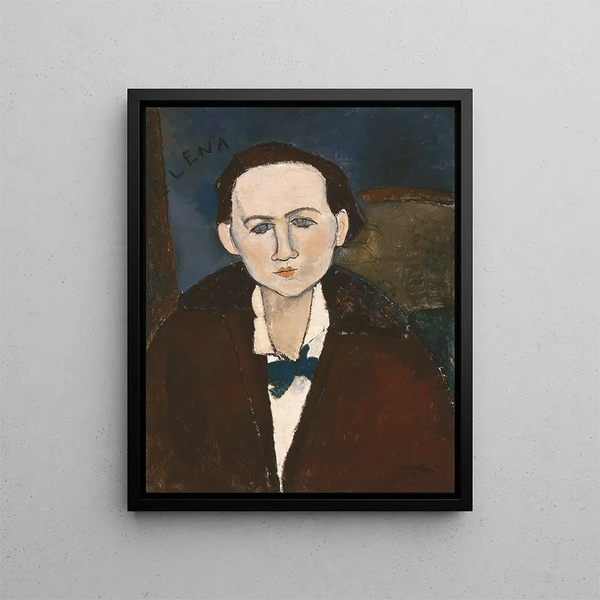 Elena Povolozky - Amedeo Modigliani — gerahmtes Bild an der Wand