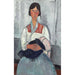 Reproduktion des Gemäldes Frau Zigeunerin mit Baby - Amedeo Modigliani