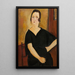 Reproduktion des Gemäldes Madame Amédée Femme avec cigarette - Amedeo Modigliani