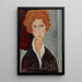 Reproduktion des Gemäldes Portrait einer Frau - Amedeo Modigliani