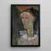 Reproduktion des Gemäldes Selbstporträt als Pierrot - Amedeo Modigliani
