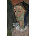 Reproduktion des Gemäldes Selbstporträt als Pierrot - Amedeo Modigliani