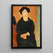 L'Italien - Amedeo Modigliani — gerahmtes Bild an der Wand