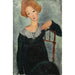 Reproduktion des Gemäldes Frau mit roten Haaren - Amedeo Modigliani