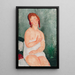 Reproduktion des Gemäldes Junge Frau in Hemd 1918 - Amedeo Modigliani