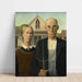 Reproduktion des Gemäldes Amerikanisches Gothic Gemälde von Grant Wood