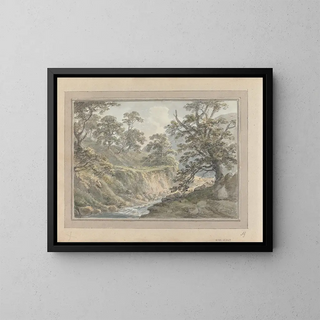 Amos Green - Views in England Scotland and Wales Tour in Scotland Landscape with Stream.webp