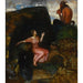 Reproduktion des Gemäldes An der Quelle (Lauschende Nymphe) - Franz von Stuck