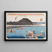 Fuchu - Andō Hiroshige — gerahmtes Bild an der Wand