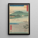 Hiratsuka - Andō Hiroshige — gerahmtes Bild an der Wand