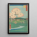 Ishiyakushi - Andō Hiroshige — gerahmtes Bild an der Wand