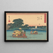 Kawasaki - Andō Hiroshige — gerahmtes Bild an der Wand