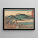 Kyoto - Andō Hiroshige — gerahmtes Bild an der Wand