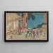 Minakuchi-Gemälde - Andō Hiroshige — gerahmtes Bild an der Wand