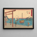 Miya - Andō Hiroshige — gerahmtes Bild an der Wand