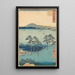 Oiso - Andō Hiroshige — gerahmtes Bild an der Wand