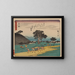 Tokaido gojusantsugi, planche 46 - Andō Hiroshige — gerahmtes Bild an der Wand