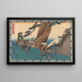 Cortège nuptial - Andō Hiroshige — gerahmtes Bild an der Wand