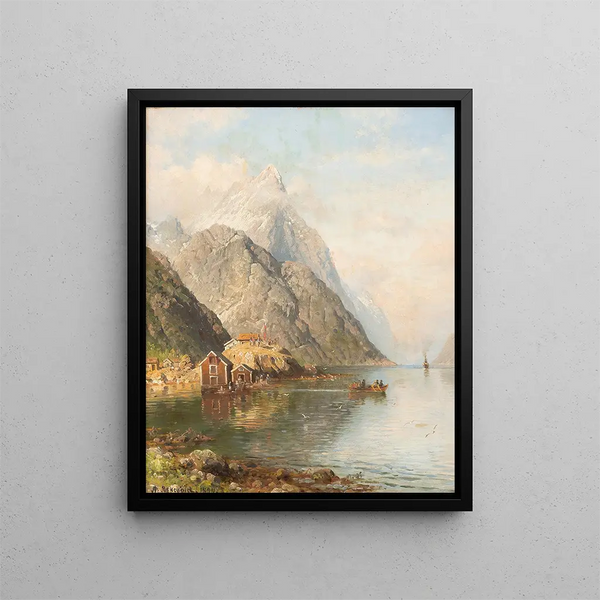 Geirangerfjord - Anders Askevold — gerahmtes Bild an der Wand