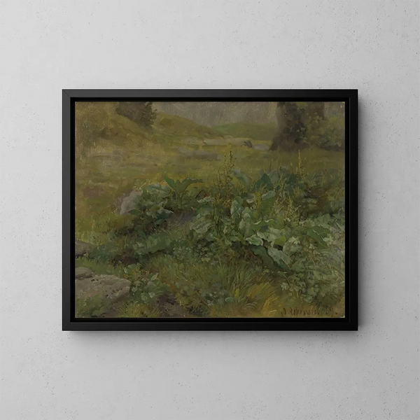 Landschaftsstudie - Anders Askevold — gerahmtes Bild an der Wand