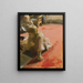Ein Porträt der Mädchen von Ramón Subercaseaux - Anders Zorn — gerahmtes Bild an der Wand