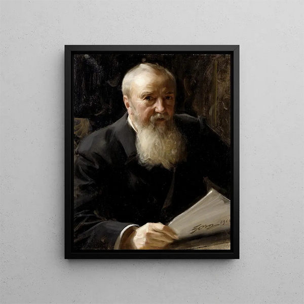 Carl Fredrik Liljevalch - Anders Zorn — gerahmtes Bild an der Wand
