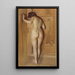 Die Tür zum Schlafzimmer - Anders Zorn — gerahmtes Bild an der Wand