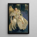 Mme Walter Rathbone Bacon Virginia Purdy Barker 1862-1919 - Anders Zorn — gerahmtes Bild an der Wand