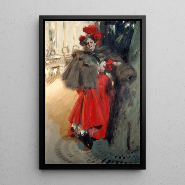 Nachteffekt - Anders Zorn — gerahmtes Bild an der Wand