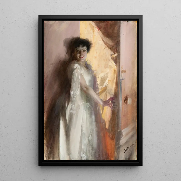 Rosita Mauri - Anders Zorn — gerahmtes Bild an der Wand