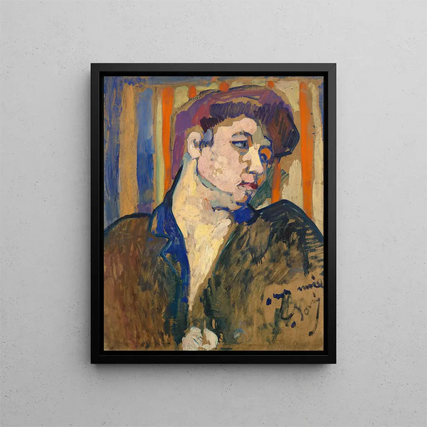 Buste de femme - André Derain — gerahmtes Bild an der Wand