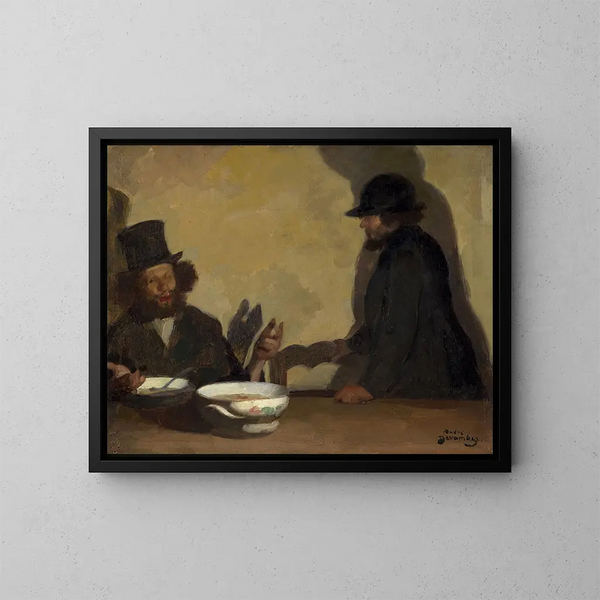 L'invitation - André Devambez — gerahmtes Bild an der Wand