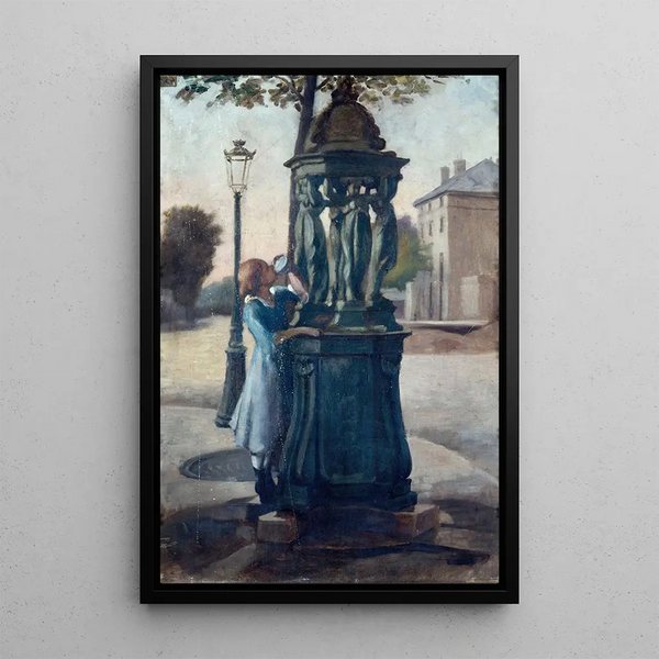 Reproduktion des Gemäldes Eine Wallace-Brunnen - André Gill