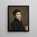 Portrait eines Musikers - Andrea Appiani — gerahmtes Bild an der Wand