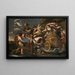 Armide entfernt Renaud - Andrea Camassei — gerahmtes Bild an der Wand