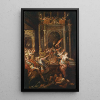 Andrea Celesti - A Scene from the Trojan War The Death of King Priam.webp