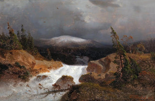 Andreas Achenbach - Norwegische Berglandschaft.webp