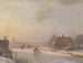 Winterlandschaft holländisch - Andreas Schelfhout — Ansicht des Kunstwerks