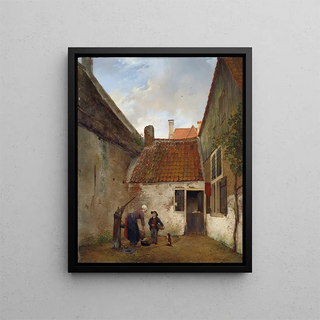 Andreas Schelfhout - Inner Courtyard.webp
