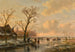 Patineurs sur une rivière gelée (Conflikt der Fälle) - Andreas Schelfhout — Ansicht des Kunstwerks