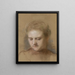 Diese Köpfe sind Mädchen - Andrej Emericzy — gerahmtes Bild an der Wand